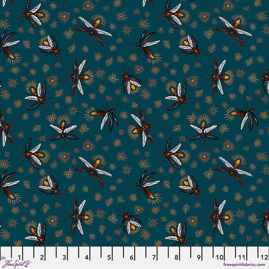Free Spirit | Club Hauer | Fireflies - Turquoise || Garden Bed