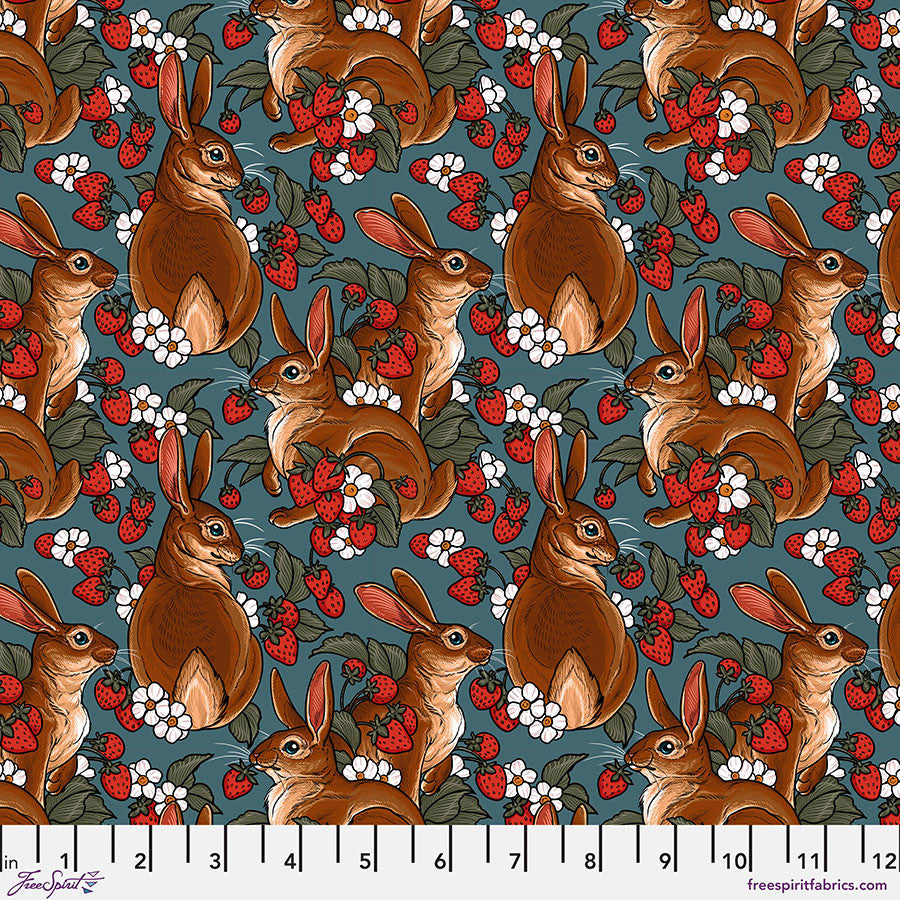 Free Spirit | Club Hauer | Rabbits - Turquoise || Garden Bed