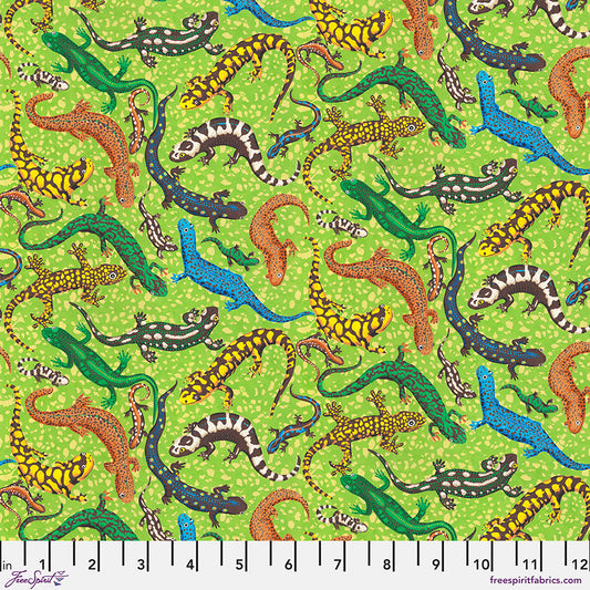 Free Spirit | Snow Leopard Designs | Lizzie Lizards - Green || Utopia