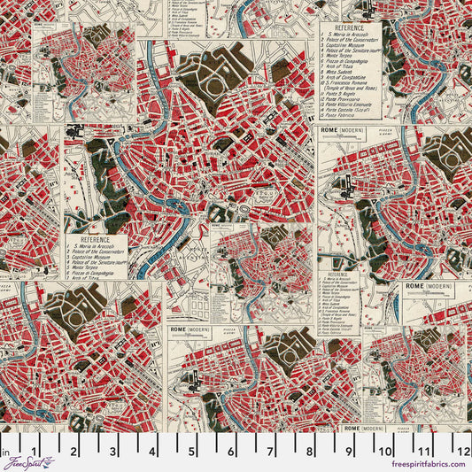 FreeSpirit | Tim Holtz | Palette Red | Red Map | Red