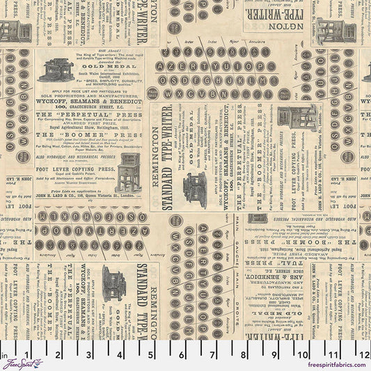 FreeSpirit | Tim Holtz | Palette Neutral | Neutral Typewriters | Neutral