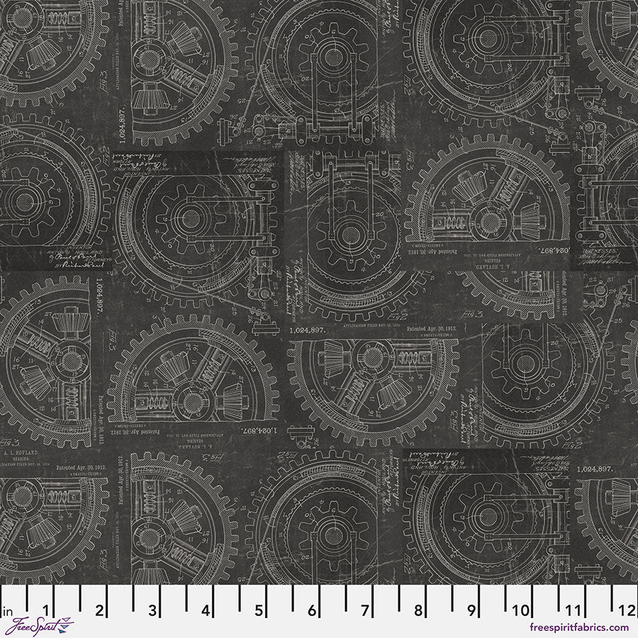 FreeSpirit | Tim Holtz | Palette Neutral | Neutral Gears | Neutral