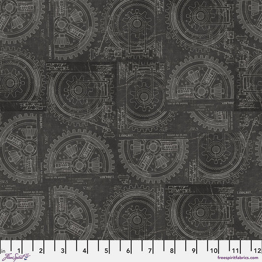 FreeSpirit | Tim Holtz | Palette Neutral | Neutral Gears | Neutral