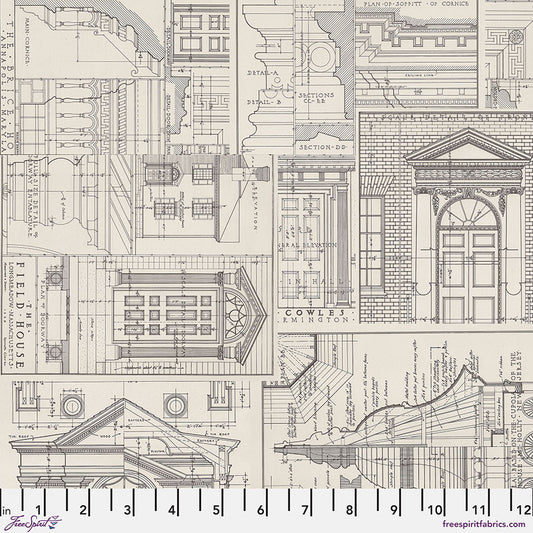 FreeSpirit | Tim Holtz | Palette Charcoal | Charcoal Schematics | Charcoal