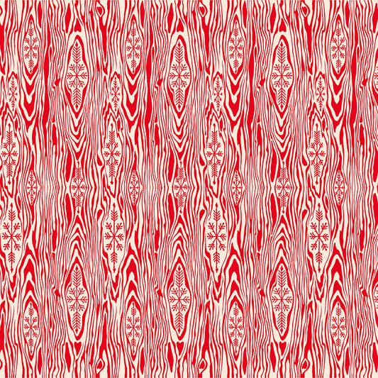 Free Spirit | Tula Pink | Holiday Homies Flannel | Yule Log | Holly Berry