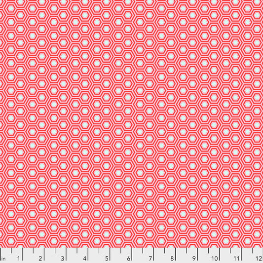 Hexy - Flamingo Tula Pink True Colors FreeSpirit fabric
