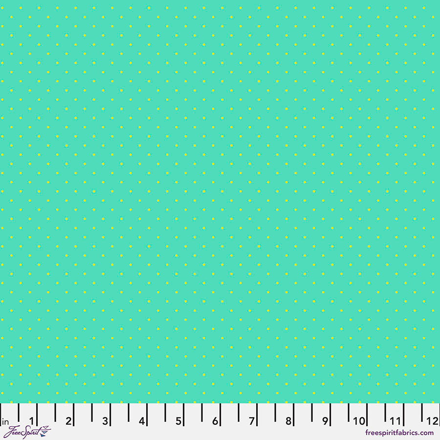 Tiny Dots - Peacock Tula Pink True Colors FreeSpirit fabric