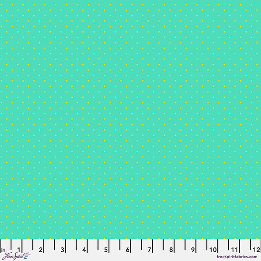 Tiny Dots - Peacock Tula Pink True Colors FreeSpirit fabric