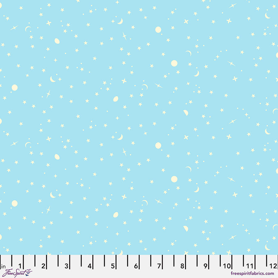 Space Sprinkles - Waterfall Tula Pink True Colors FreeSpirit fabric