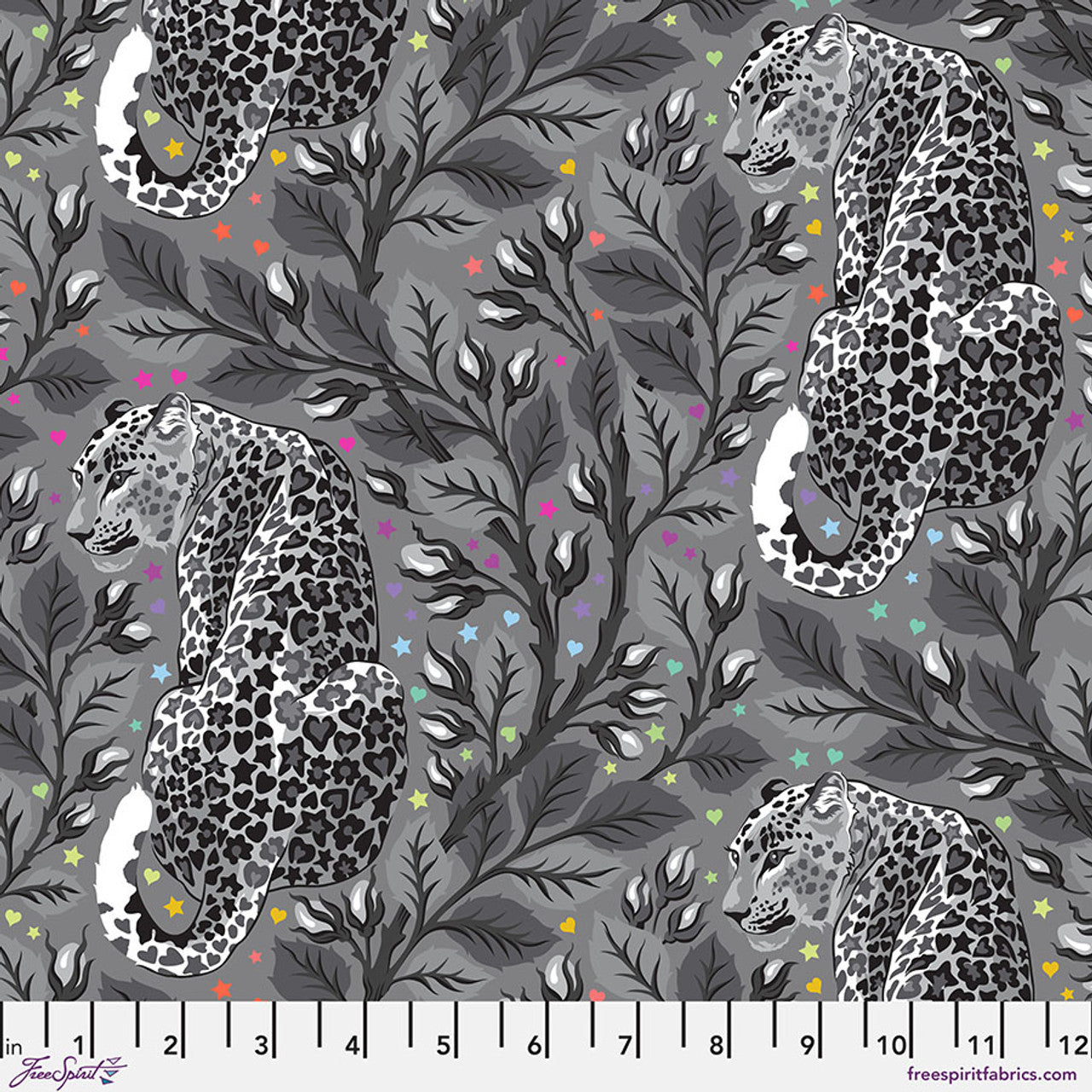Free Spirit | Tula Pink | Birthmark - Shadow || Graywork