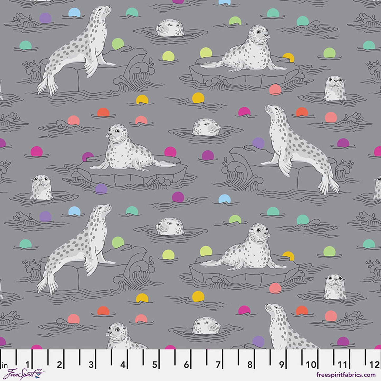 Free Spirit | Tula Pink | Seal the Deal - Shadow || Graywork
