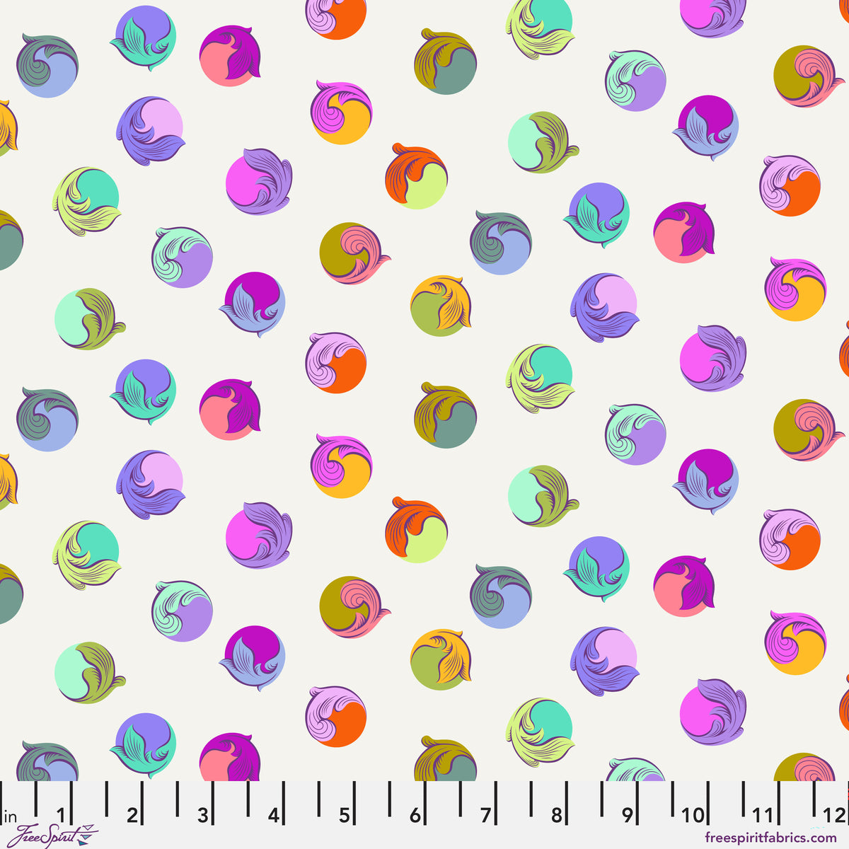 FreeSpirit Fabrics | Legendary | Gumdrop | Pearl | PWTP286.PEARL | Tula Pink