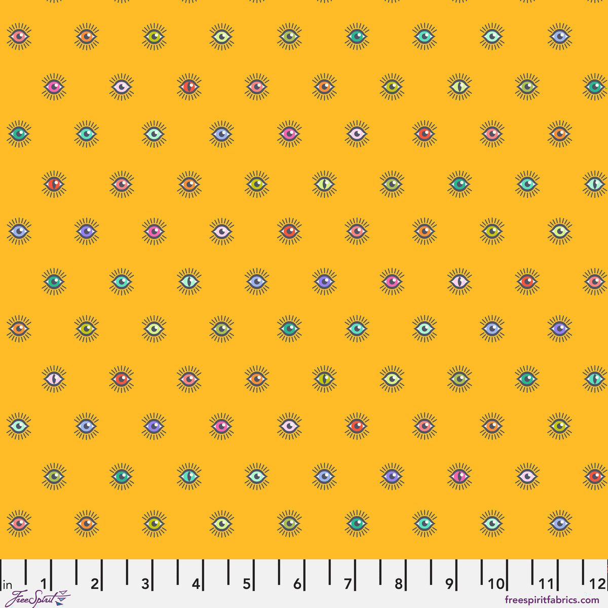 FreeSpirit Fabrics | Legendary | Visionary | Dandelion | PWTP287.DANDELION | Tula Pink