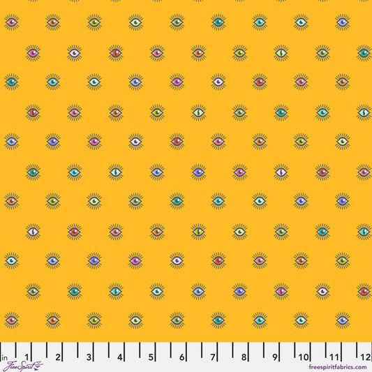 FreeSpirit Fabrics | Legendary | Visionary | Dandelion | PWTP287.DANDELION | Tula Pink