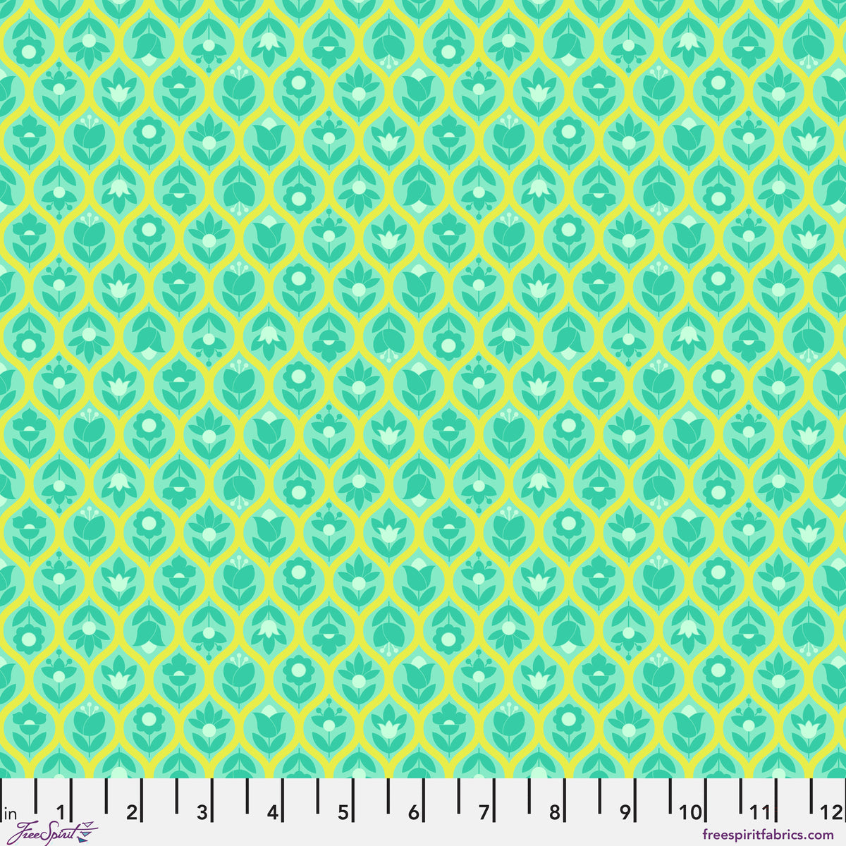 FreeSpirit Fabrics | Legendary | Beg Your Garden | Apple | PWTP288.APPLE | Tula Pink
