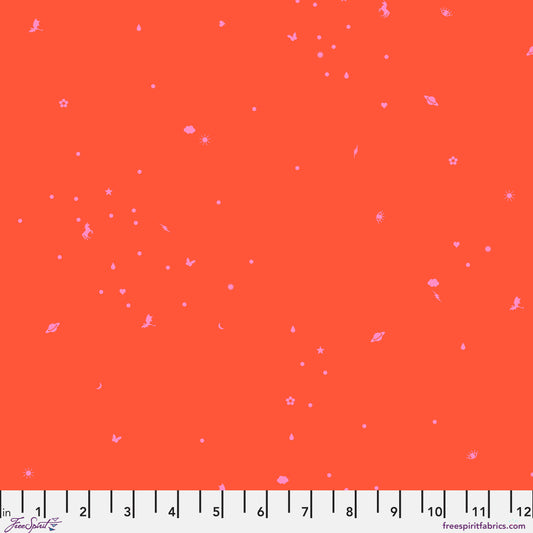 FreeSpirit Fabrics | Legendary | Charmed | Vermillion | PWTP289.VERMILLION | Tula Pink