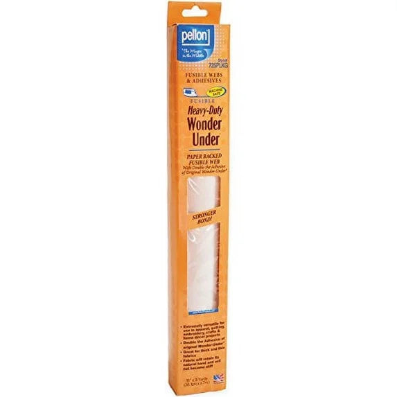 Pellon | 725 Heavy-Duty Wonder-Under Interfacing | Fusible | 725PLKG | 15" x 3 yds