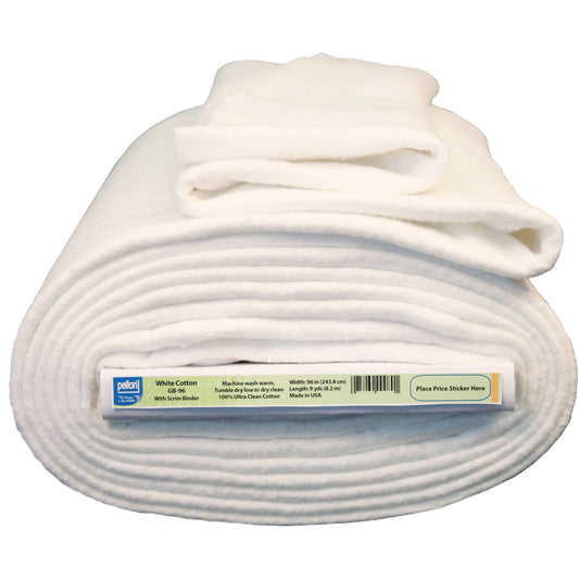 Pellon | Quilting Batting | White Cotton | 96"