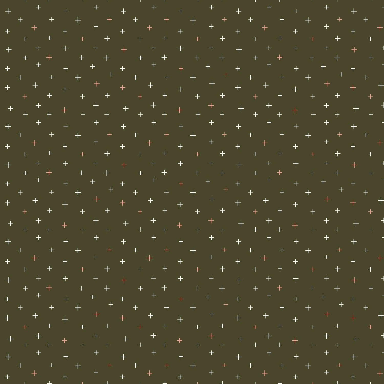 Cotton + Steel | Basics | Be Positive - Moss