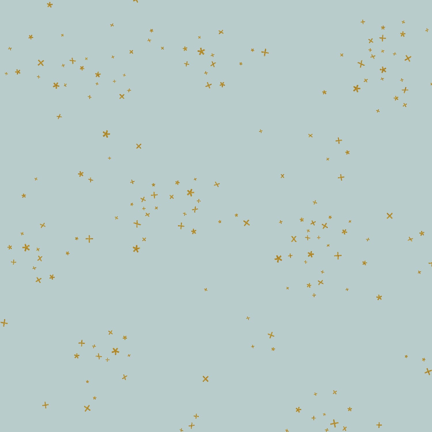 Cotton + Steel | Basics | Freckles - Ice Blue Metallic