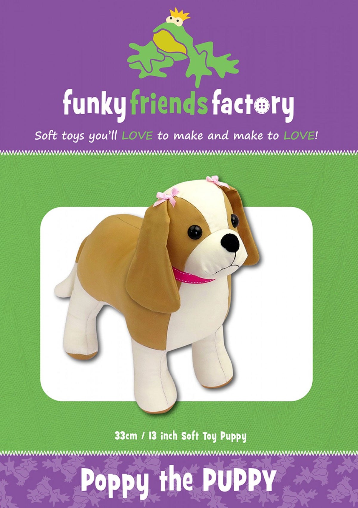 Funky Friends Factory | Pattern | Poppy Puppy # FF2809
