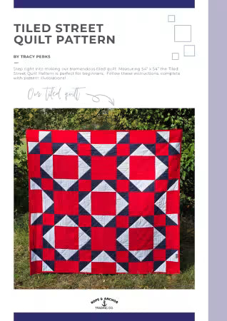 Rope And Anchor Trading Co Limited | TILED STREET QUILT PATTERN | RAA0035
