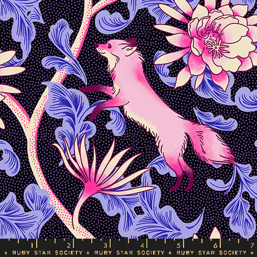 Ruby Star Society | Glow Garden | Sarah Watts | RS2112-13 | Fox Bloom Black