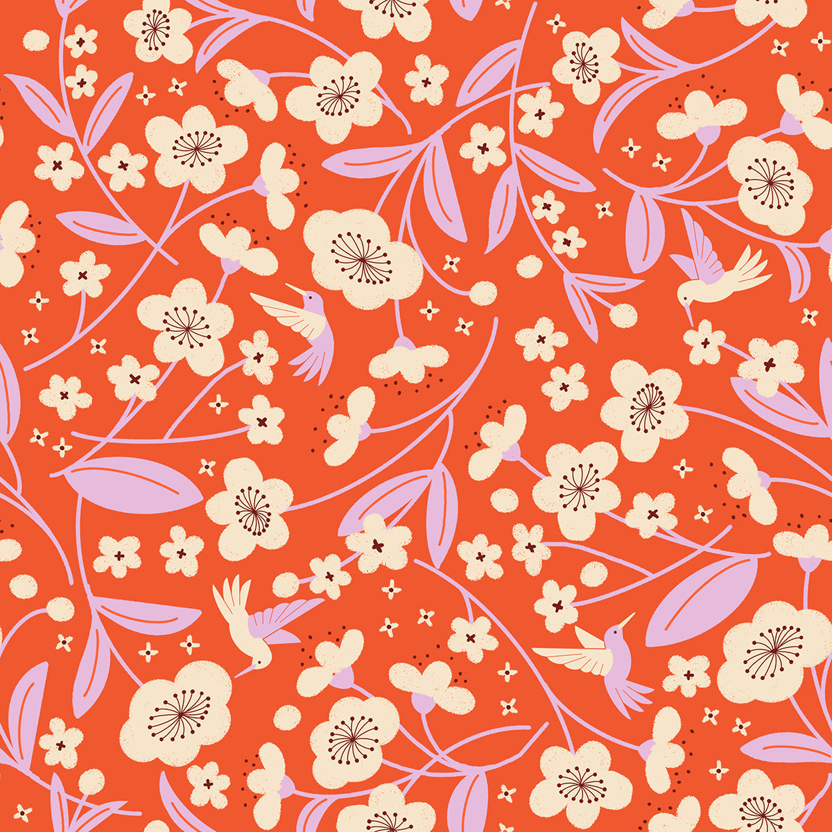 Ruby Star Society Persimmon | Persimmon Blossoms | Warm Red | RS1121 12