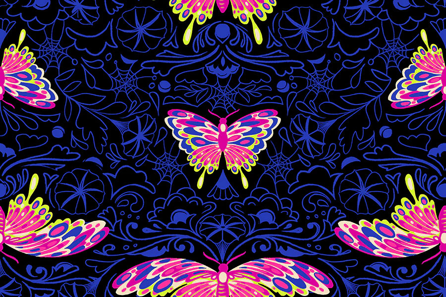 Ruby Star Society | Sarah Watts | Glow Garden | Morning Moth | Black