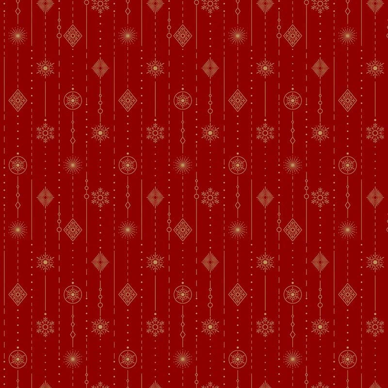 Northcott| Sparkle| Red| Stripe