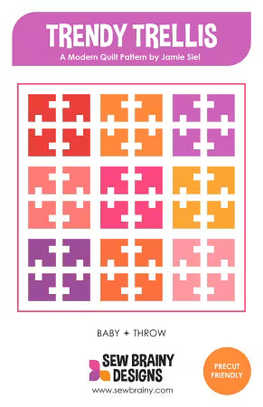 Jamie Siel | TRENDY TRELLIS | SBD-120 | Quilt Pattern