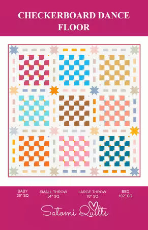 Satomi Quilts Llc | CHECKERBOARD DANCE FLOOR | SQ-027