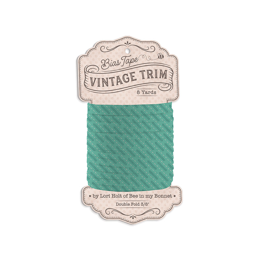 Lori Holt 3/8 inch double fold bias tape in Teal