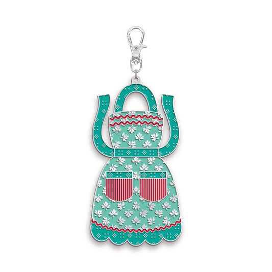 Lori Holt Enamel Happy Charm Apron by Lori Holt for Riley Blake Designs