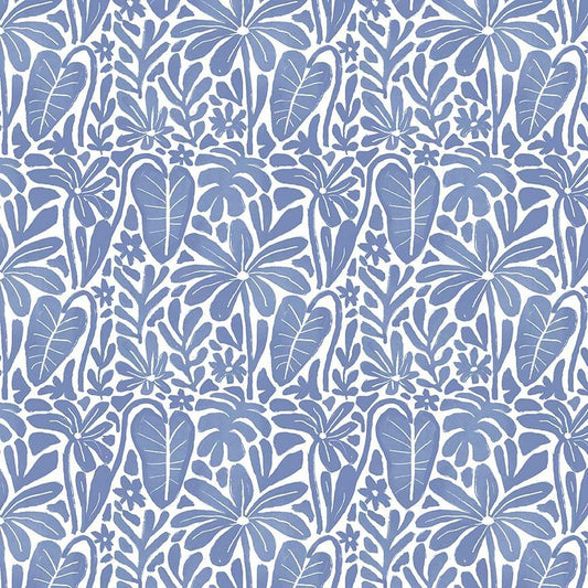 Dear Stella | Aloha | Palm Blockprint | White