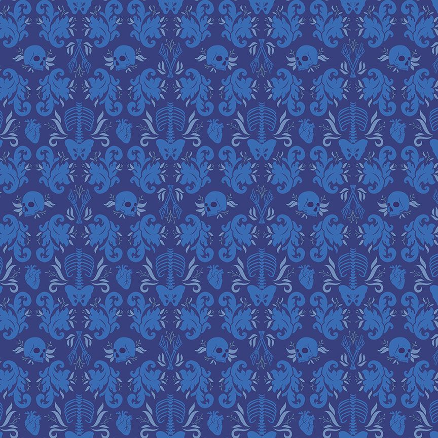 Dear Stella | Damask Fatale Redeux | Blue Dragon