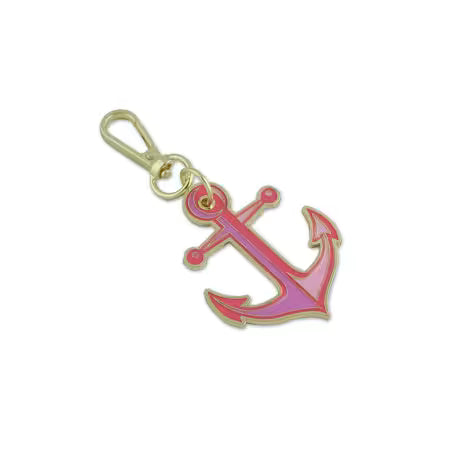Anchors Aweigh Coralline Bag Charm - Checker item STS346