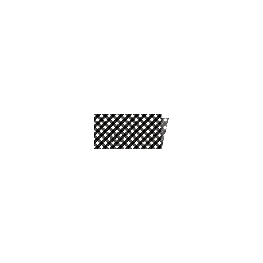 Riley Blake Designs Single-Fold Quilt Binding Micro Gingham Black