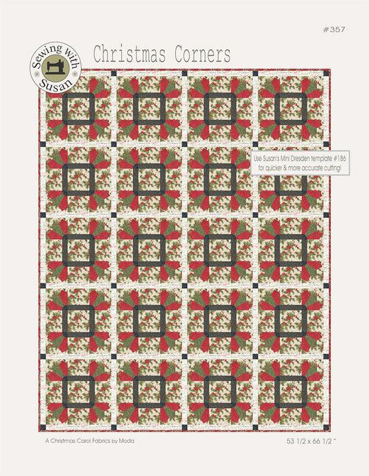 Christmas Corners Quilt Pattern by Suzn Quilts
