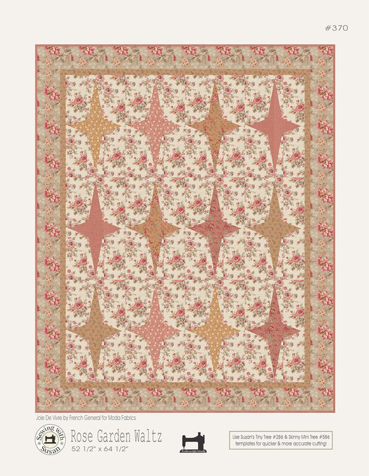 Rose Garden Waltz Quilt Pattern by Suzn Quilts