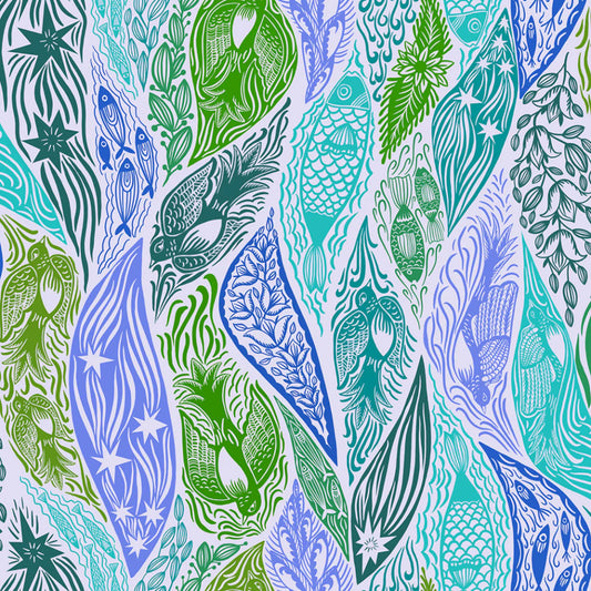 Anna Maria Textiles| Shooting Star| Water