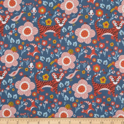 Paintbrush Studio | Tiger Garden | Royal Blue