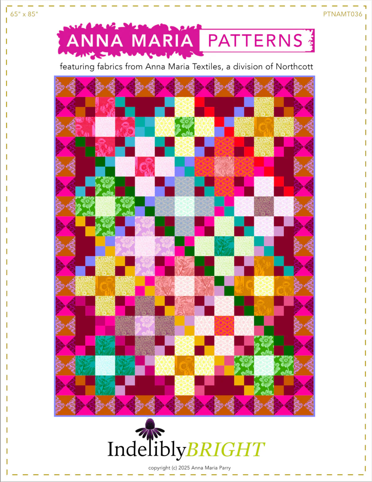 Anna Maria Textiles | Indelibly Bright | Pattern – Heartland Quilt ...
