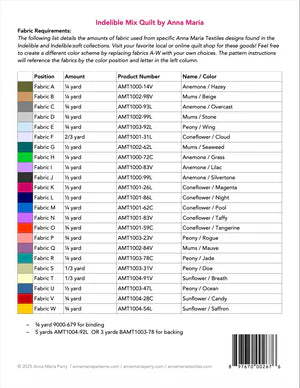 Anna Maria Textiles | Indelible Mix | Pattern