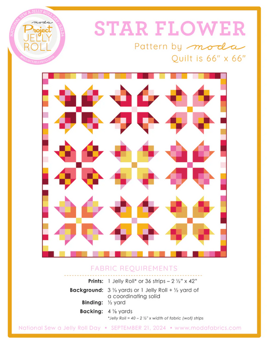 Free Pattern | Moda | Star Flower