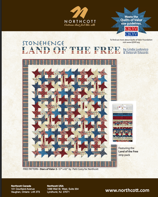 Free Pattern | Northcott | Quilts of Valor