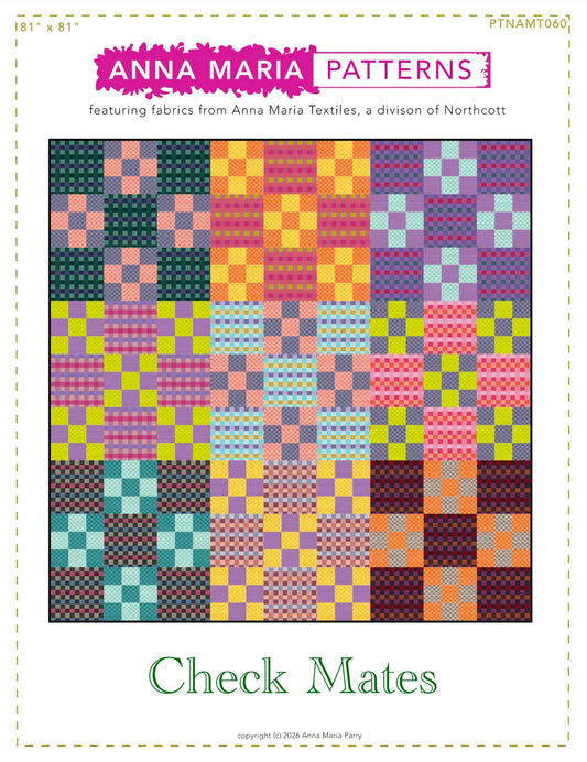 Quilt Pattern | Check Mates | Anna Maria Patterns | Anna Maria Parry