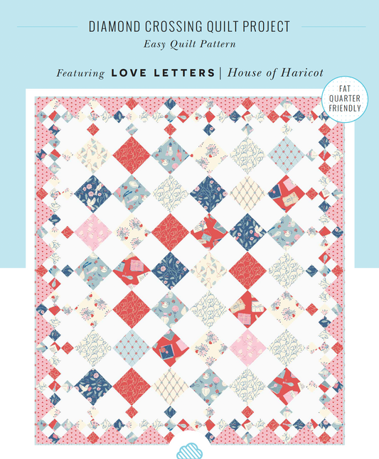 Free Pattern | Cloud 9 | Diamond Crossing Quilt | Quilt Pattern