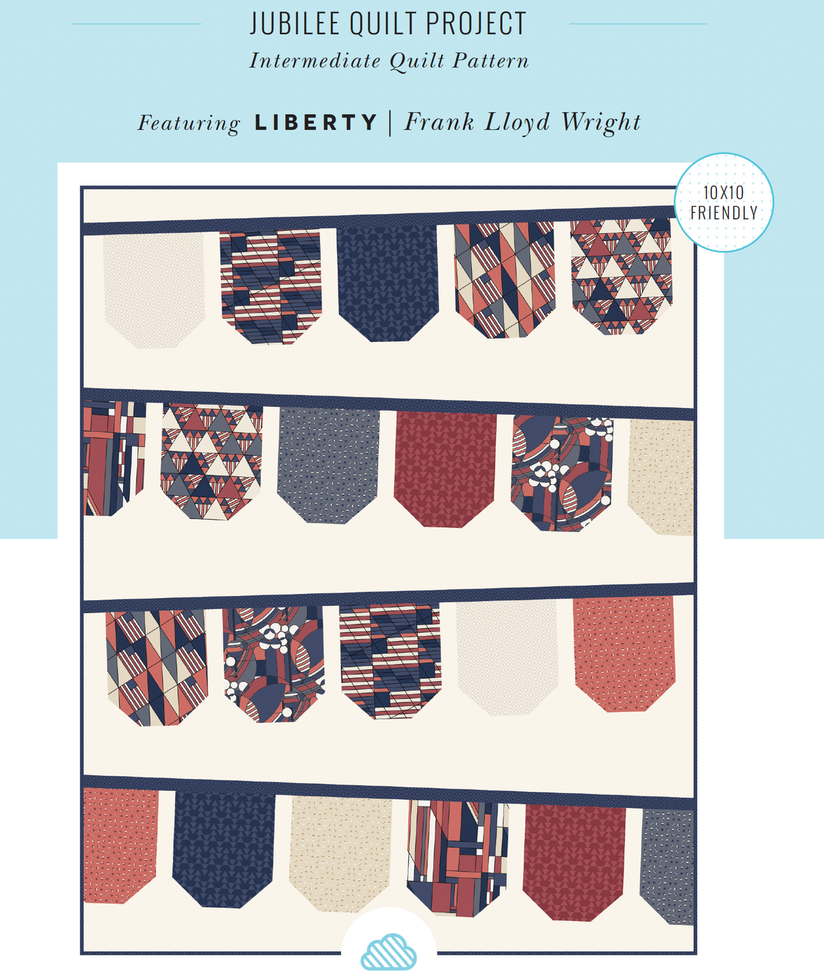 Free Pattern | Cloud 9 | Jubilee Quilt | Quilt Pattern
