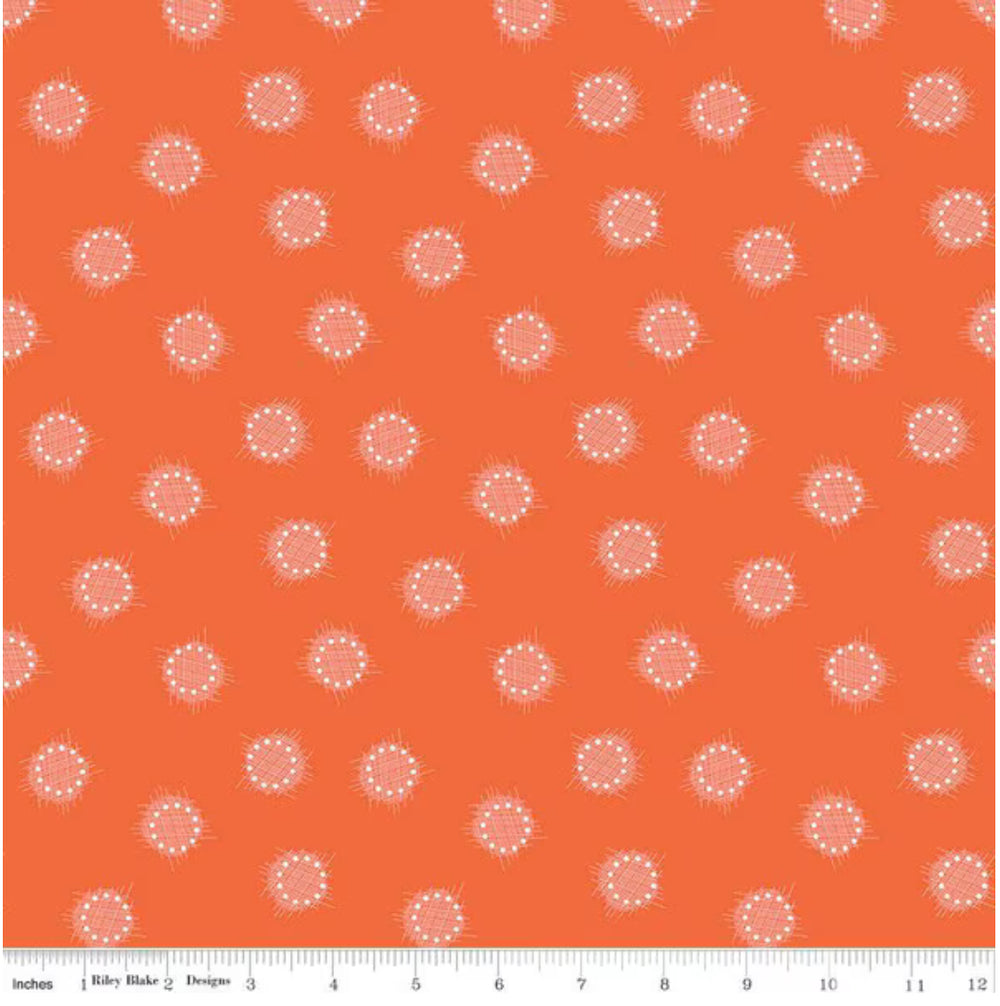 Riley Blake | Celebrate | Circles | Orange